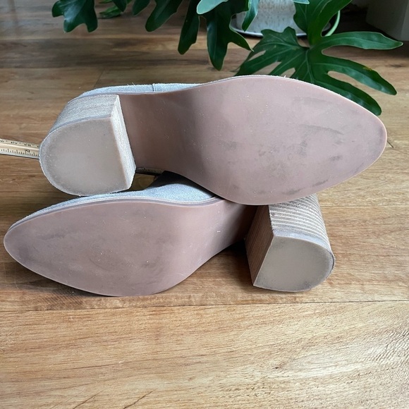 Jeffrey Campbell Taupe Suede Heeled Bootie - Picture 7 of 12